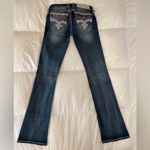 LIKE NEW - ROCK REVIVAL YEON BOOT CUT
JEANS - SIZE 27 - Picture 4 of 10